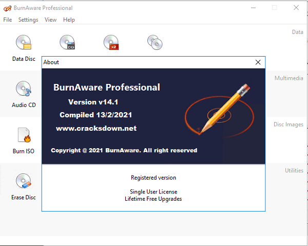 Burnaware Professional Crack v14.1+ Premium License Key [Latest]