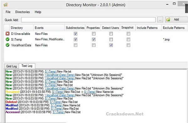 Directory Monitor Pro Crack v2.13.5.6 + Key [ Portable ]
