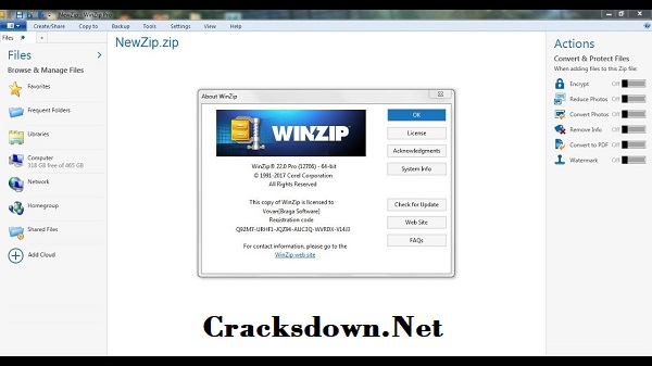 Winzip Pro Crack v25 + Activation Code [Latest Version]