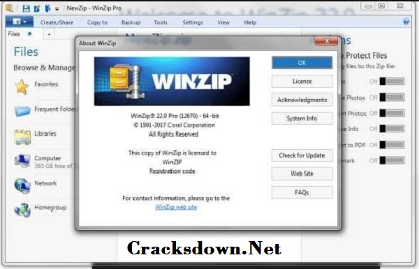 Winzip Pro Crack v25 + Activation Code [Latest Version]