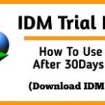 IDM Trial Reset :