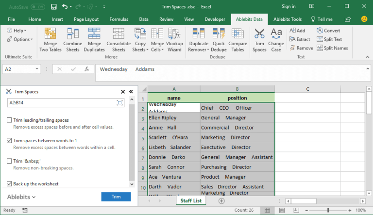 AbleBits Ultimate Suite for Microsoft Excel Crac